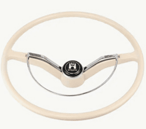 Ivory Steering Wheel Kit, New for '63 - '71 Bug, Ghia, and T-3