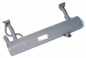 Muffler, Dansk, Bug & Bus '48-'55, Single Pipe