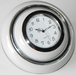 Horn Button Grey With Clock, Bus -'1967 & Bug -'59, New~