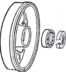 Front Inner Bearing, Late '68-UP,FAG Brand