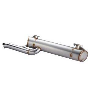Exhaust System, Bus '60-'67, Sport Muffler Standard, Just Muffler